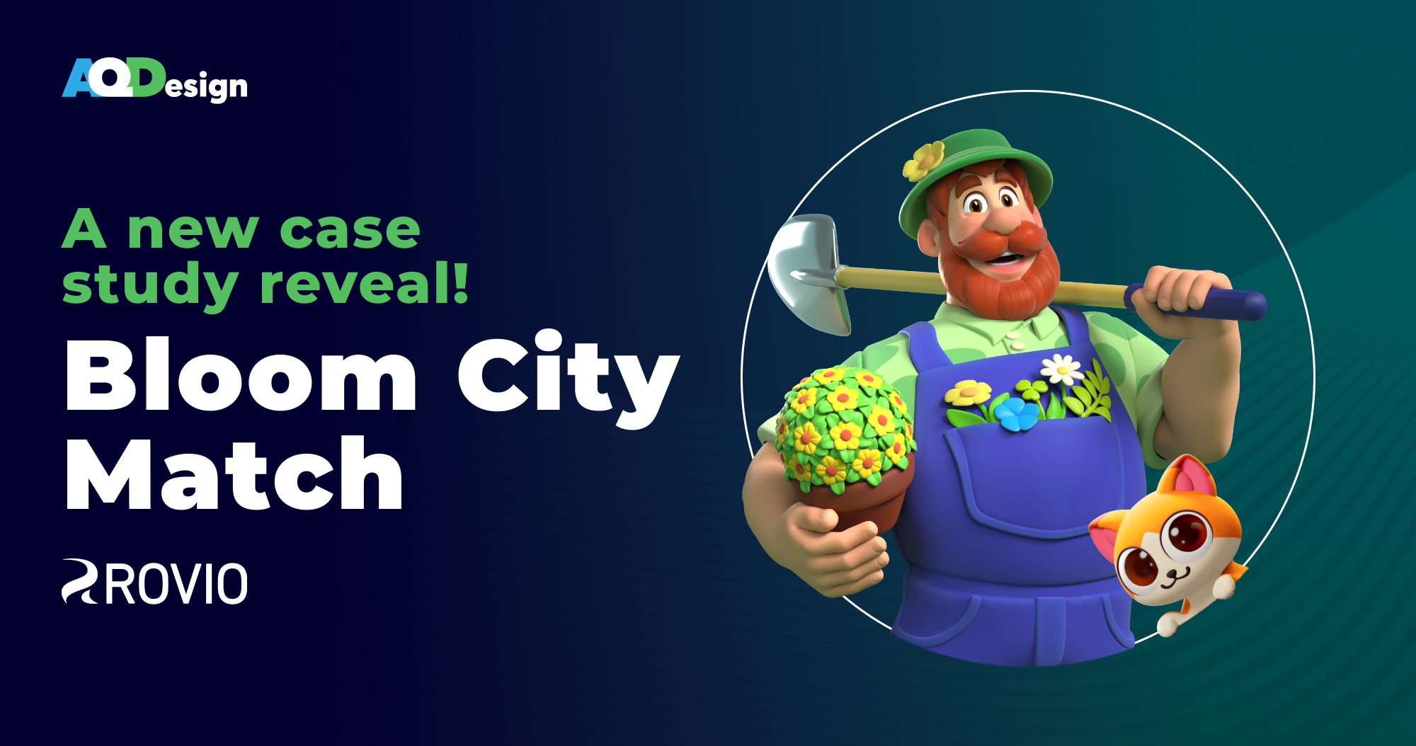 New case study alert! Creative pack for Bloom City Match by Rovio ...